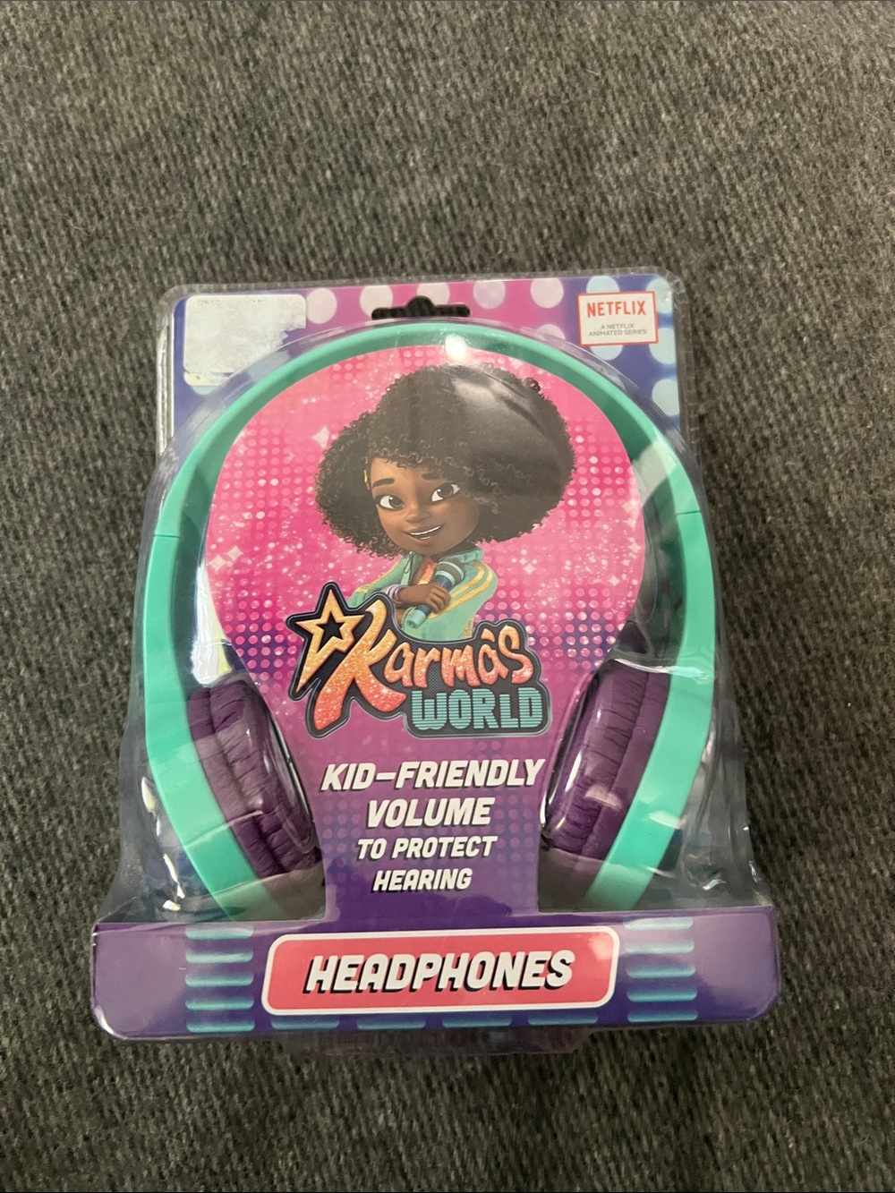 Netflix Kids Headphones - Teal & Purple